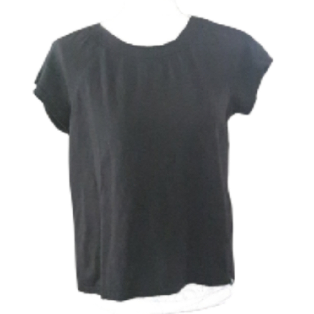 Size S Satva short sleeve black sweater